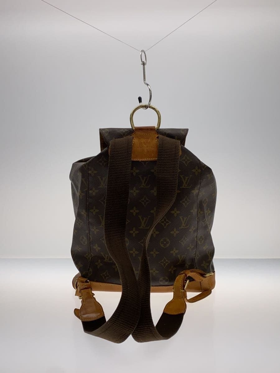 LOUIS VUITTON Montsouris _Monogram Canvas PVC BRW 3