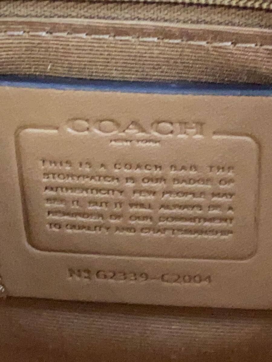 COACH Tote Bag Leather BEG G2339-C2004 5