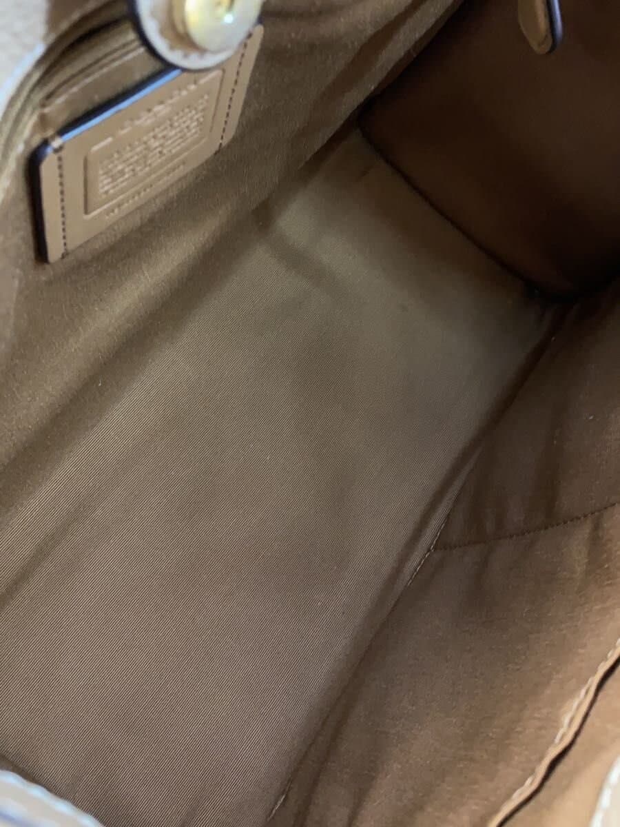 COACH Tote Bag Leather BEG G2339-C2004 6