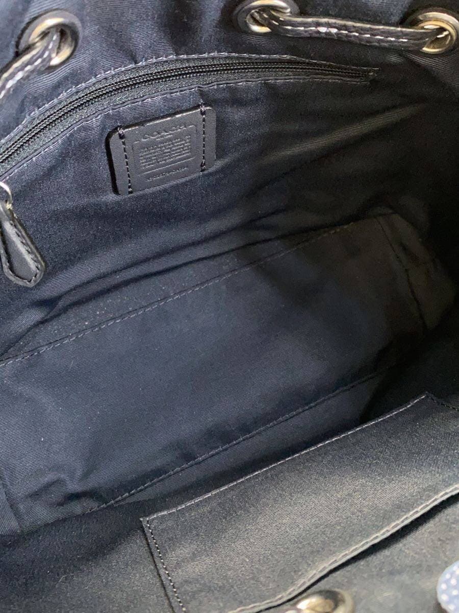 COACH Shoulder Bag Leather BLU Solid D2379-CA184 6