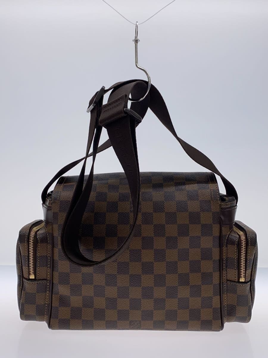 LOUIS VUITTON Reporter Melville _Damier Ebene PVC BRW All Over Pattern 3