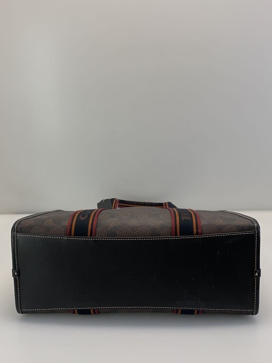 COACH Tote Bag Leather BRW All Over Pattern C2477-CU994 4