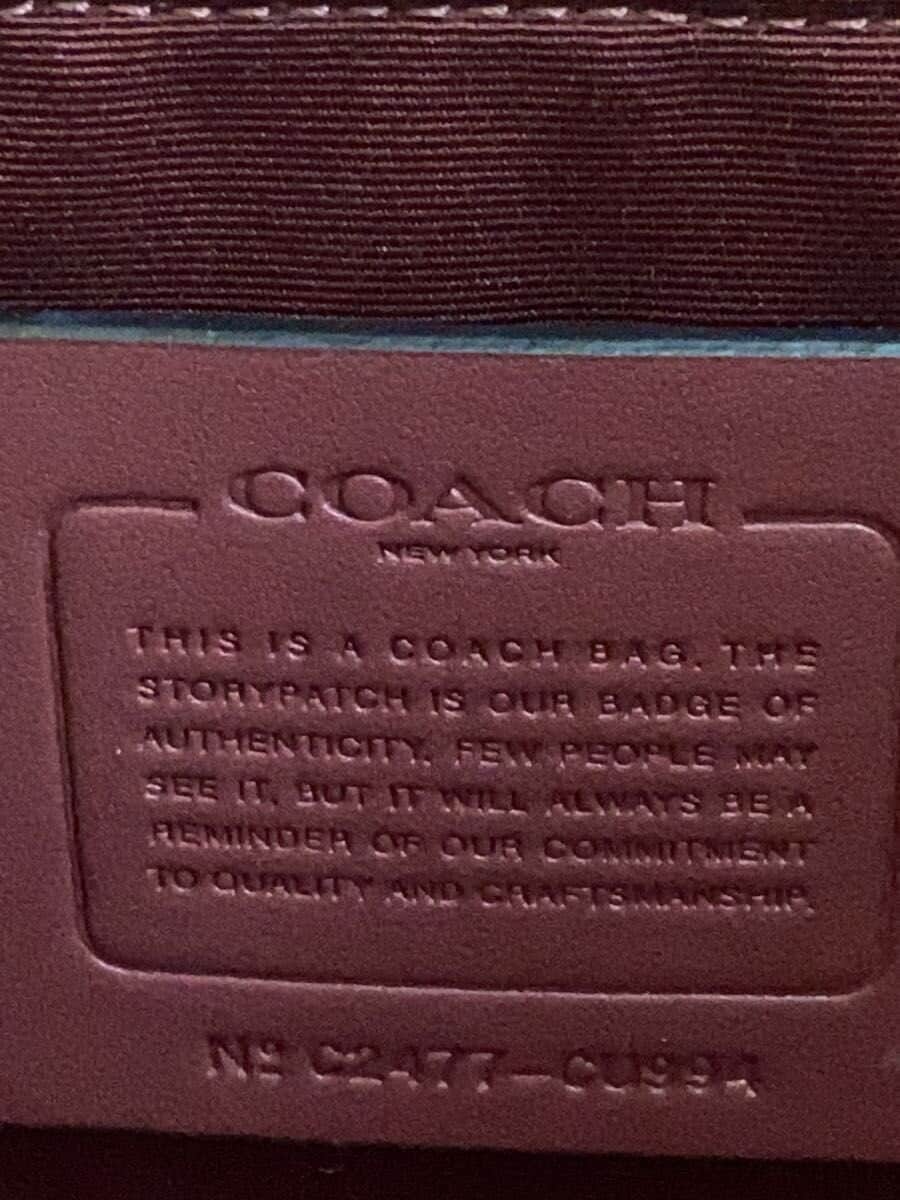 COACH Tote Bag Leather BRW All Over Pattern C2477-CU994 5