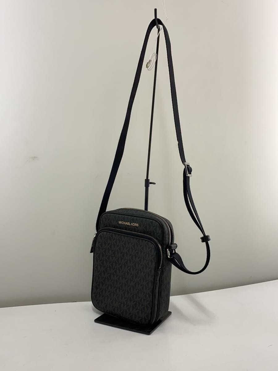 MICHAEL KORS Shoulder Bag Signature Black All Over Pattern PA-2008 2