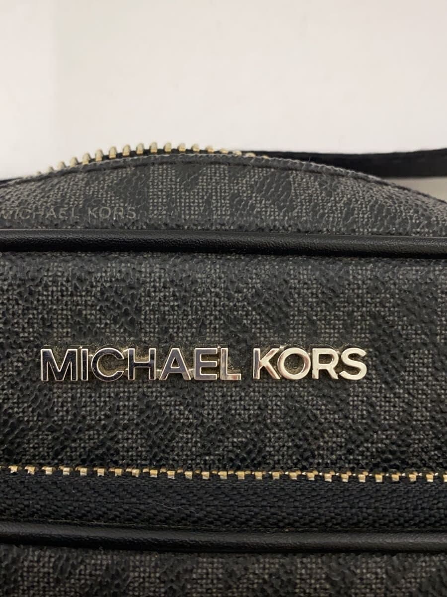MICHAEL KORS Shoulder Bag Signature Black All Over Pattern PA-2008 5