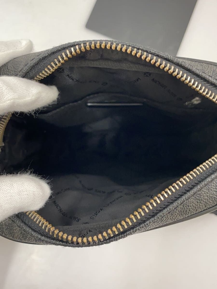 MICHAEL KORS Shoulder Bag Signature Black All Over Pattern PA-2008 6