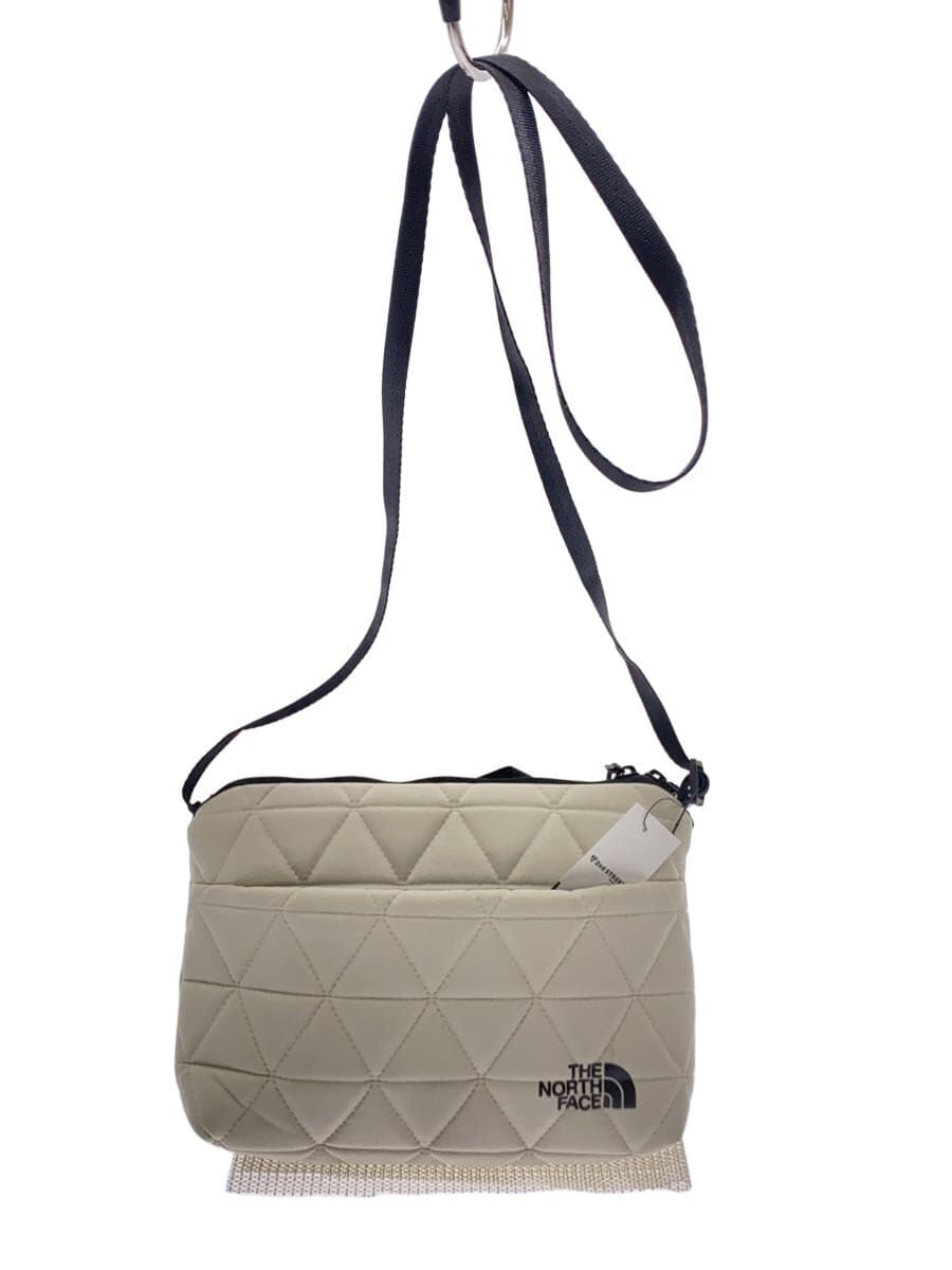THE NORTH FACE Shoulder Bag Polyester White Solid NM32356 Stain