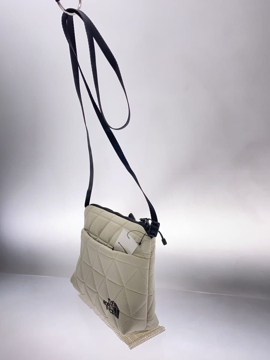 THE NORTH FACE Shoulder Bag Polyester White Solid NM32356 Stain 2