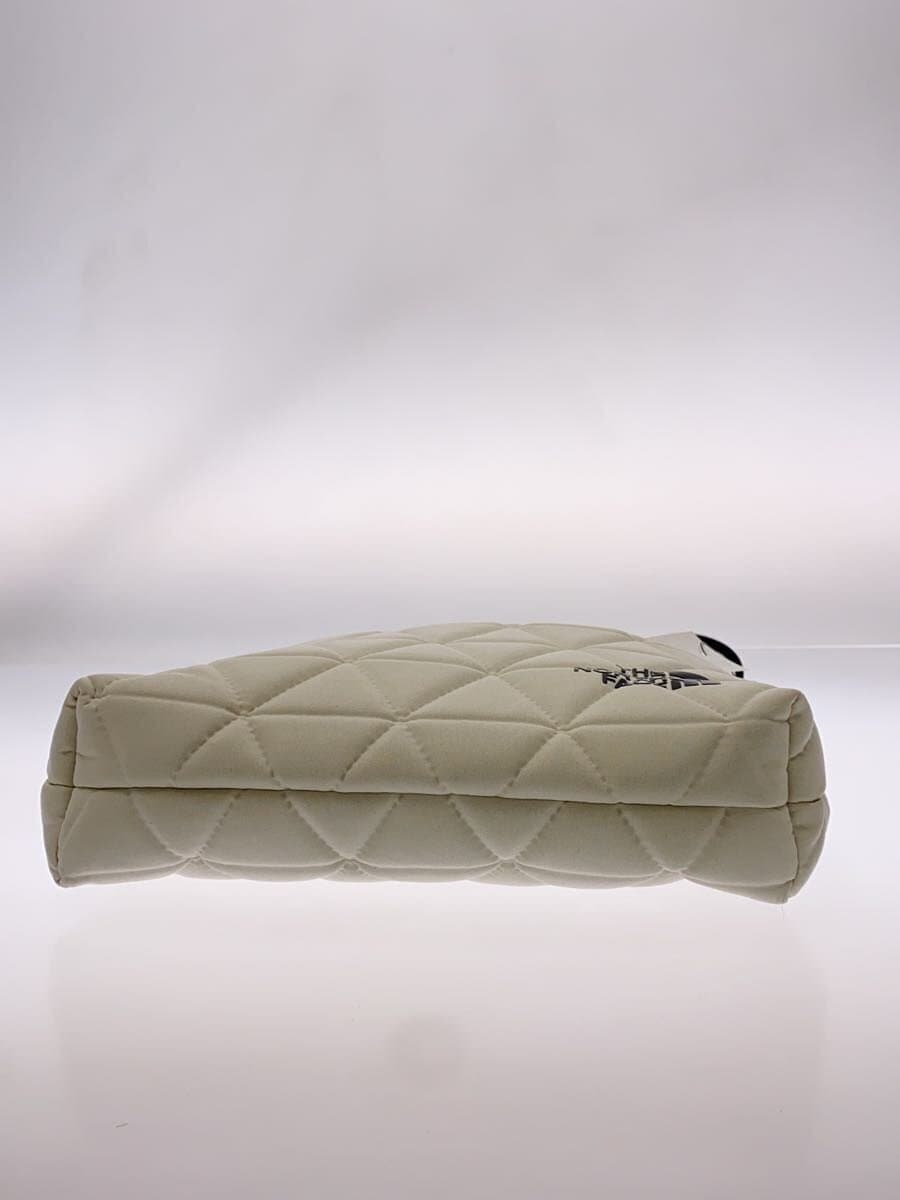 THE NORTH FACE Shoulder Bag Polyester White Solid NM32356 Stain 4