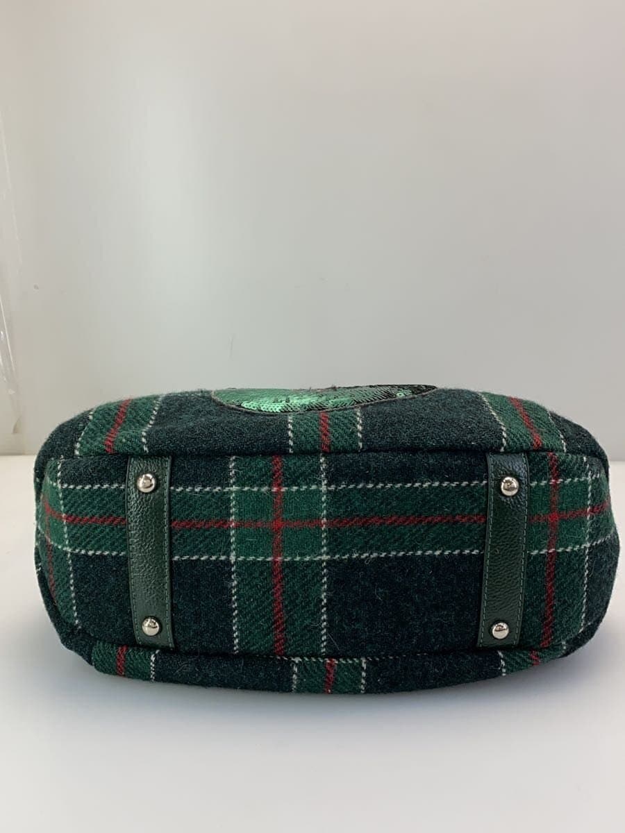 muta Shoulder Bag Green Check 4