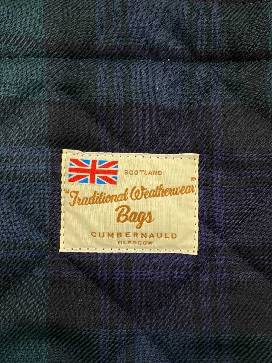 Traditional Weatherwear Tote Bag Wool GRN Check 5