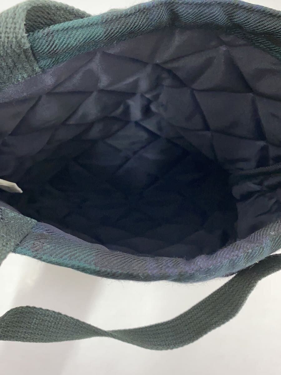 Traditional Weatherwear Tote Bag Wool GRN Check 6