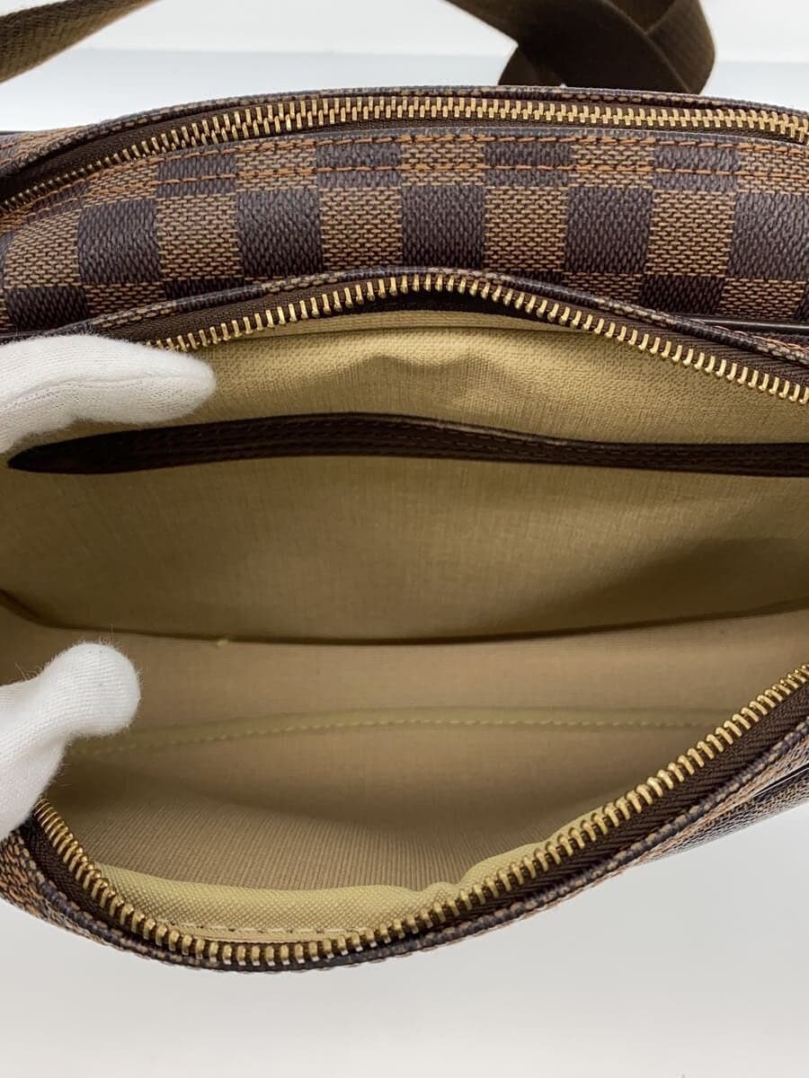 LOUIS VUITTON Reporter PM_Damier Ebene PVC BRW All Over Pattern 6