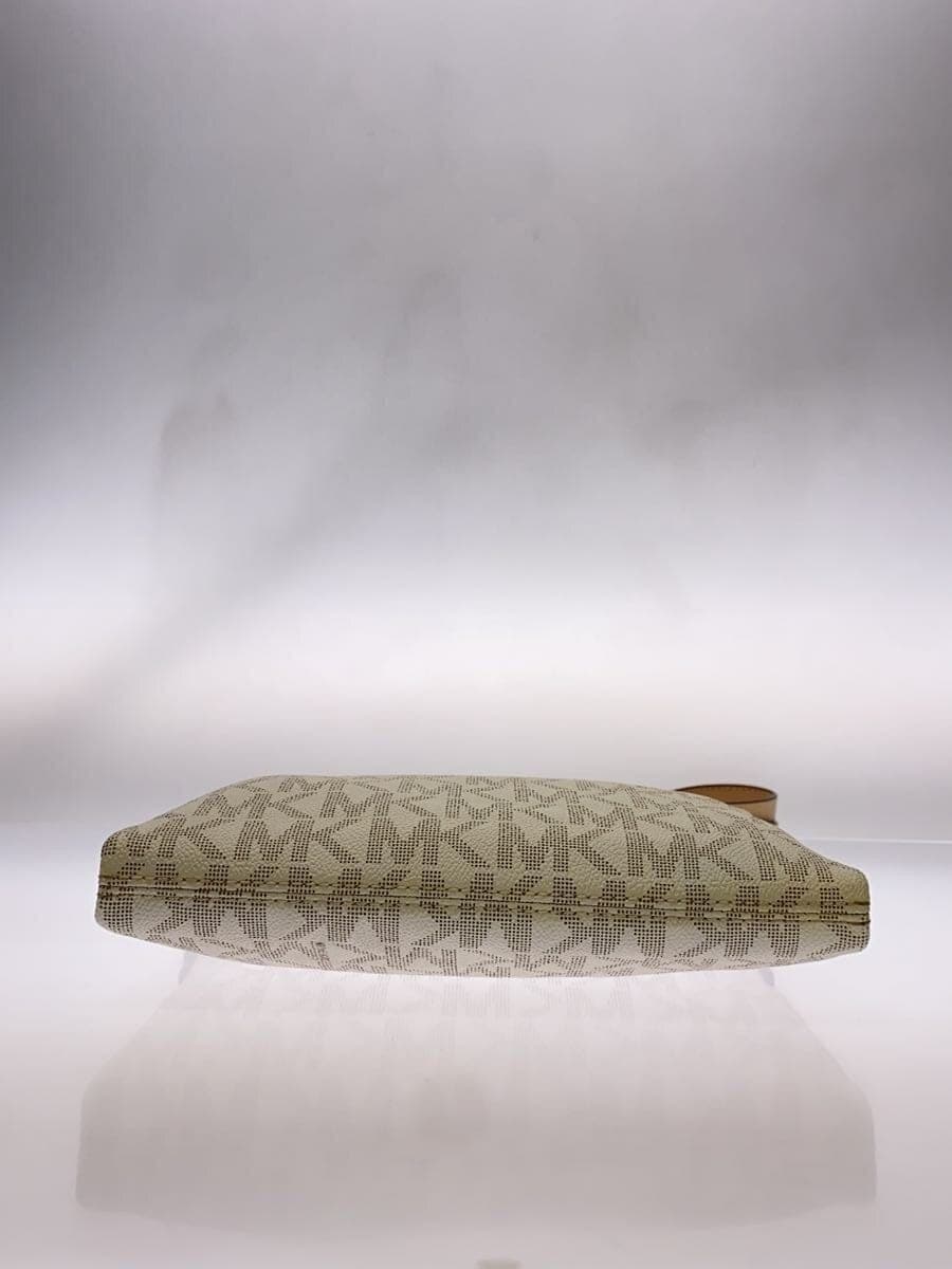 MICHAEL KORS Shoulder Bag Leather White AV-1612 4