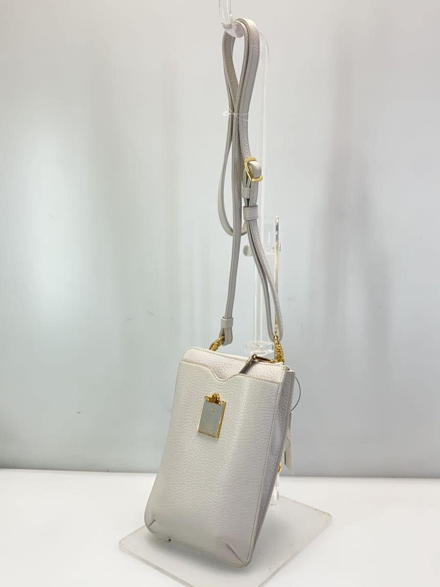 Her Schedule Shoulder Bag Leather GRY 2