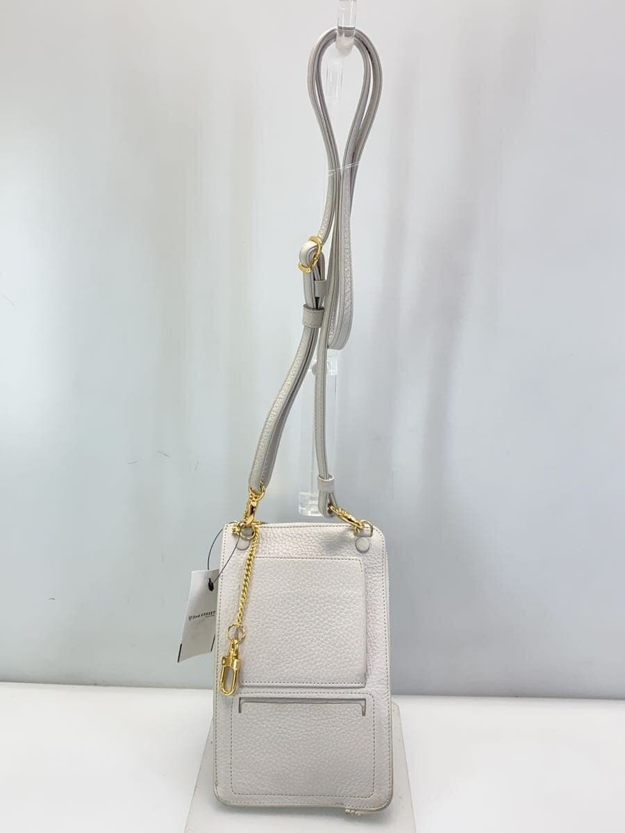 Her Schedule Shoulder Bag Leather GRY 3