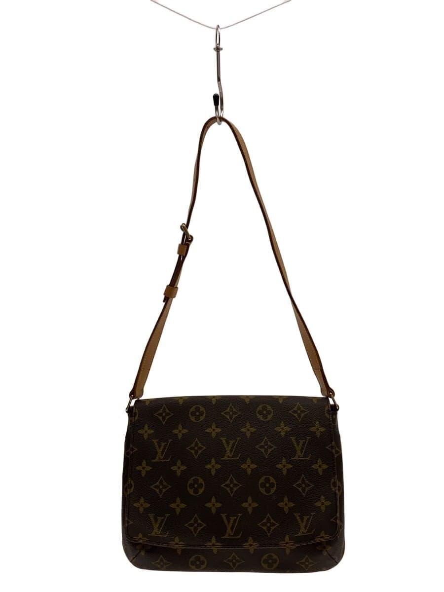 LOUIS VUITTON Musette Tango_Monogram Canvas_Short Shoulder PVC BRW All Over Pattern