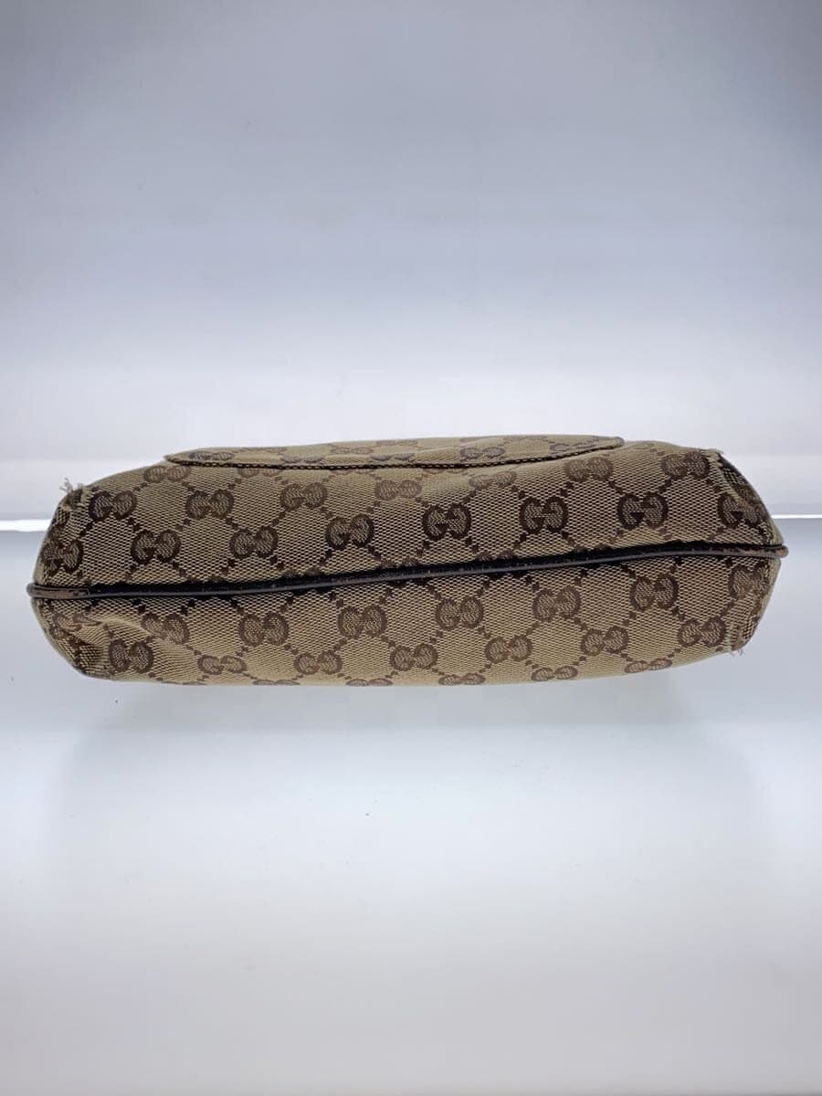 GUCCI Shoulder Bag_GG Canvas Canvas Brown 4