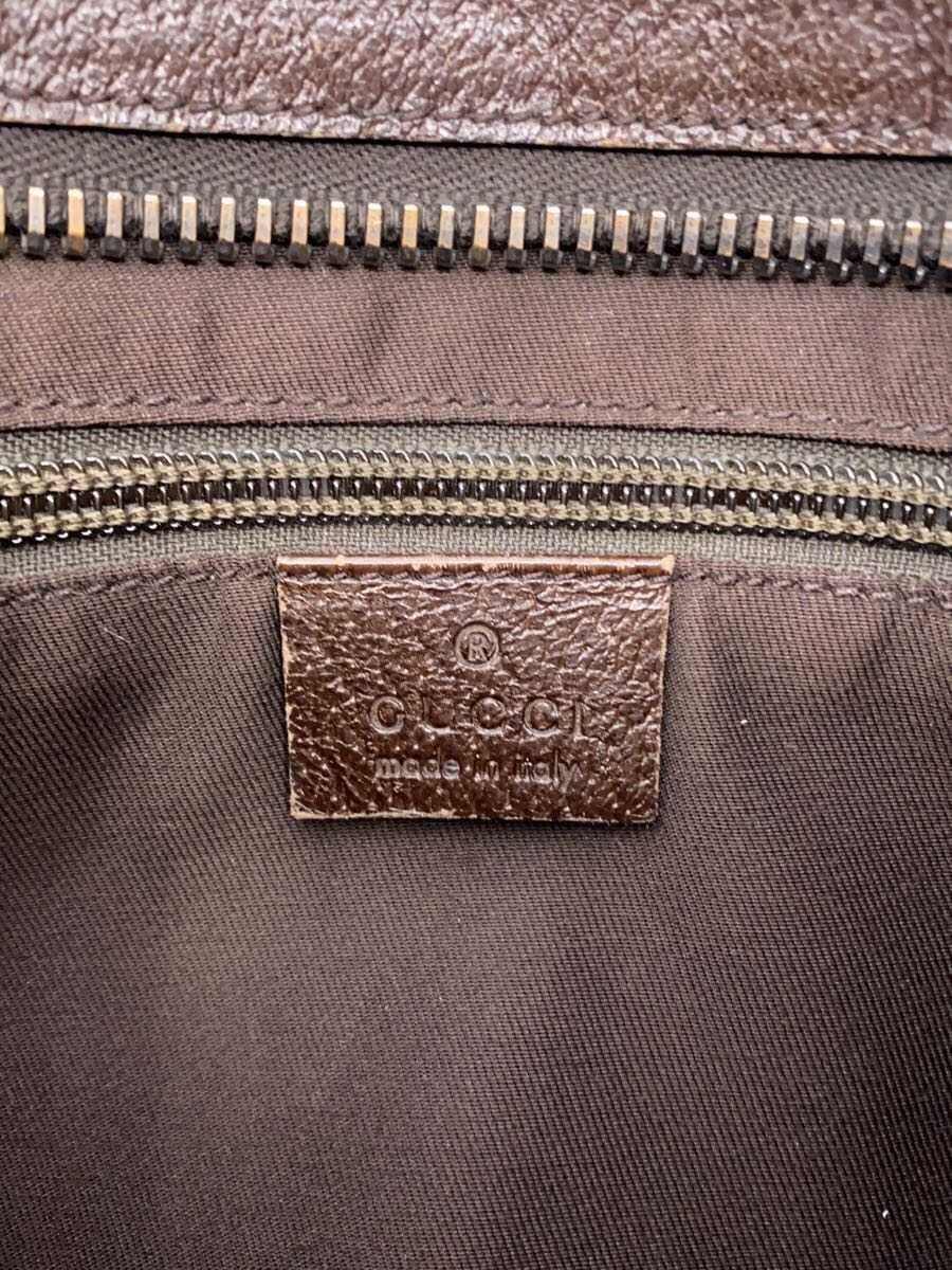 GUCCI Shoulder Bag_GG Canvas Canvas Brown 5