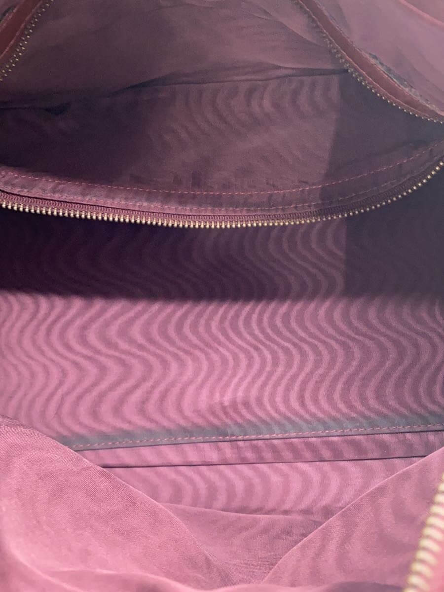 Cartier Boston Bag Leather Bordeaux Must Line 6