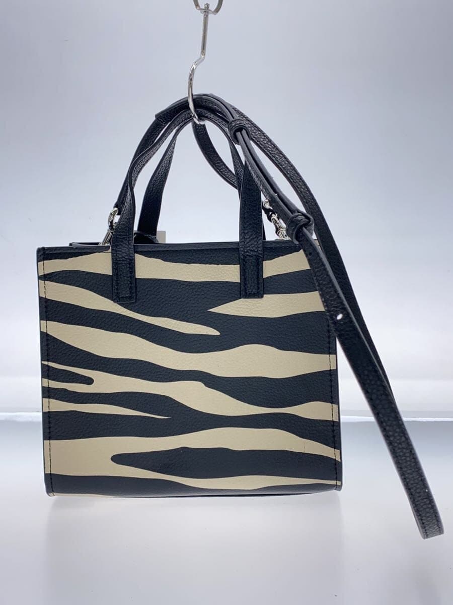 MARC JACOBS Shoulder Bag Leather Black Leopard 4F5HTT007H01 2-Way Tote 3