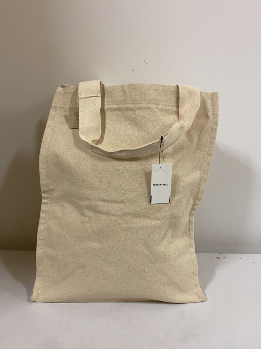 GENTEN Tote Bag Canvas Beige 2-Way Suspense Bag Cotton 3