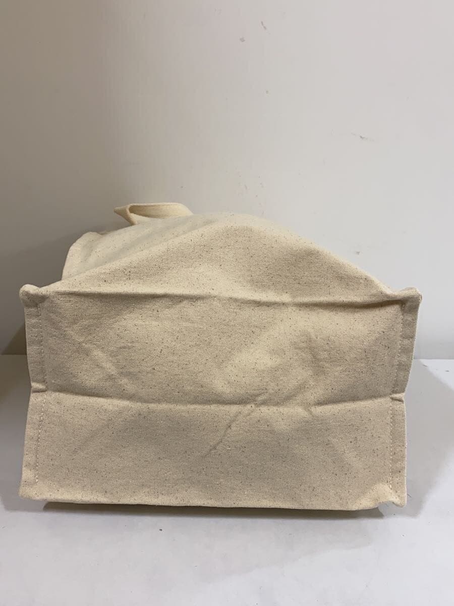 GENTEN Tote Bag Canvas Beige 2-Way Suspense Bag Cotton 4