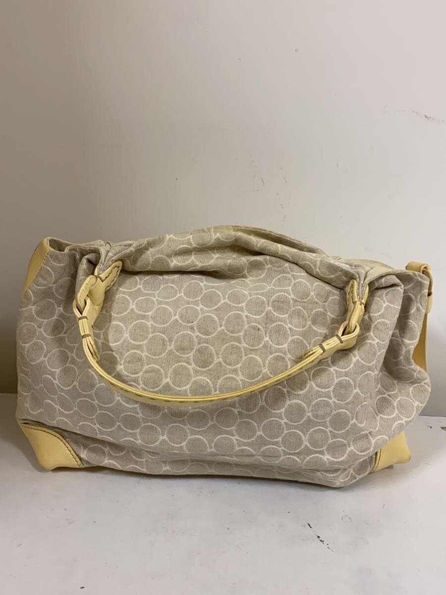 GENTEN Handbag Beige Leather