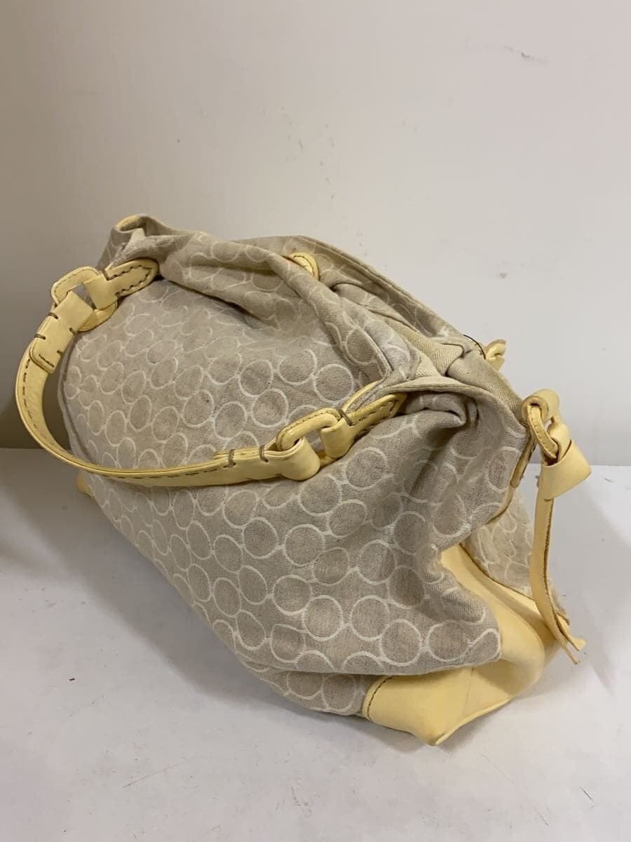 GENTEN Handbag Beige Leather 2