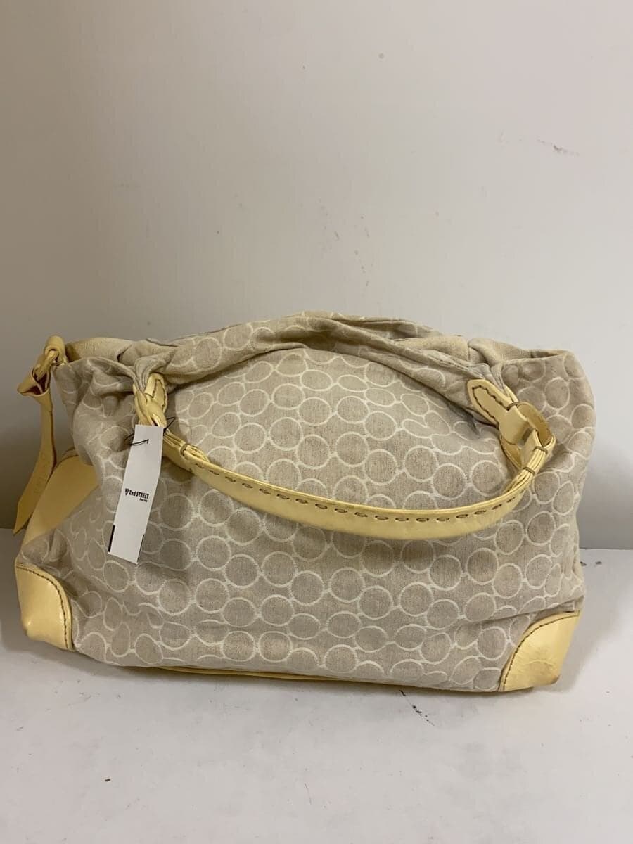 GENTEN Handbag Beige Leather 3