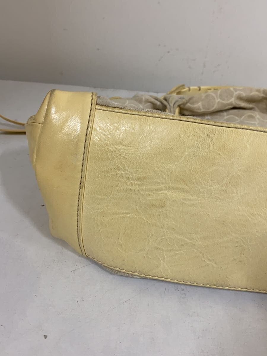 GENTEN Handbag Beige Leather 7