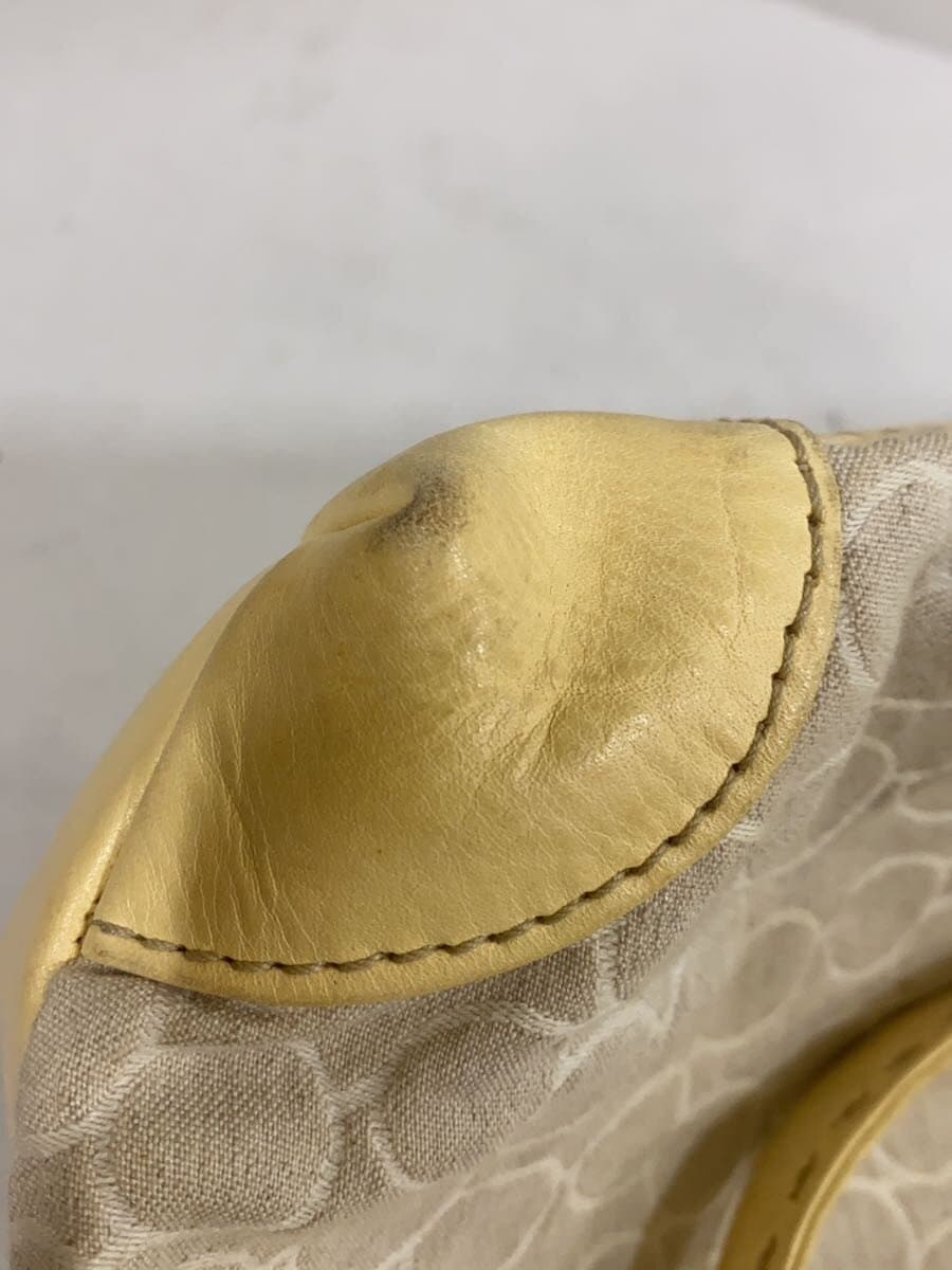 GENTEN Handbag Beige Leather 9