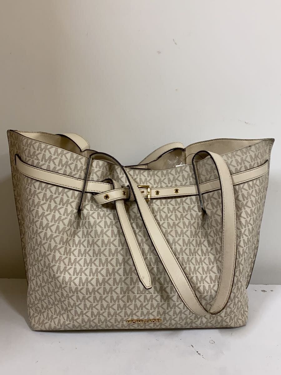 MICHAEL KORS Bag Cream NB-2212 All Over Pattern