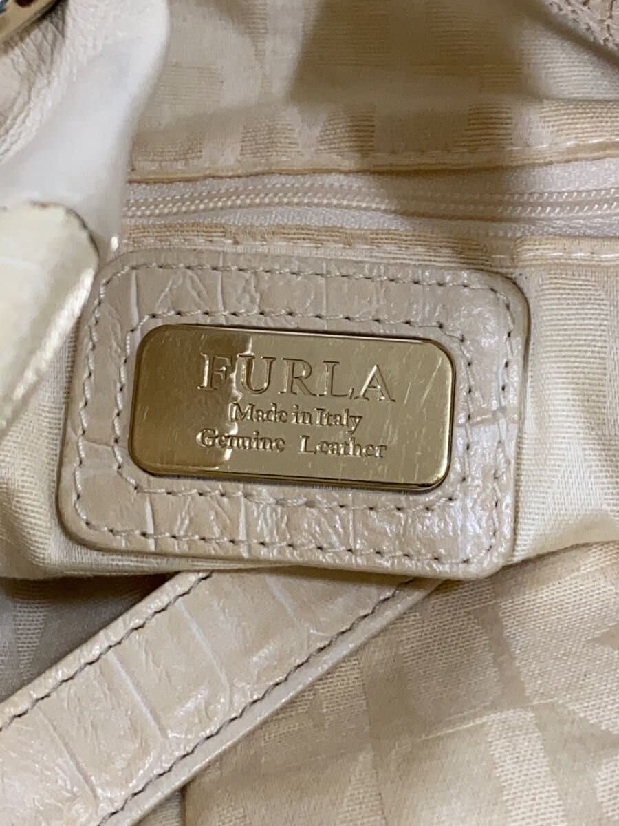 FURLA Bag Ivory Made in Italy Leather 5