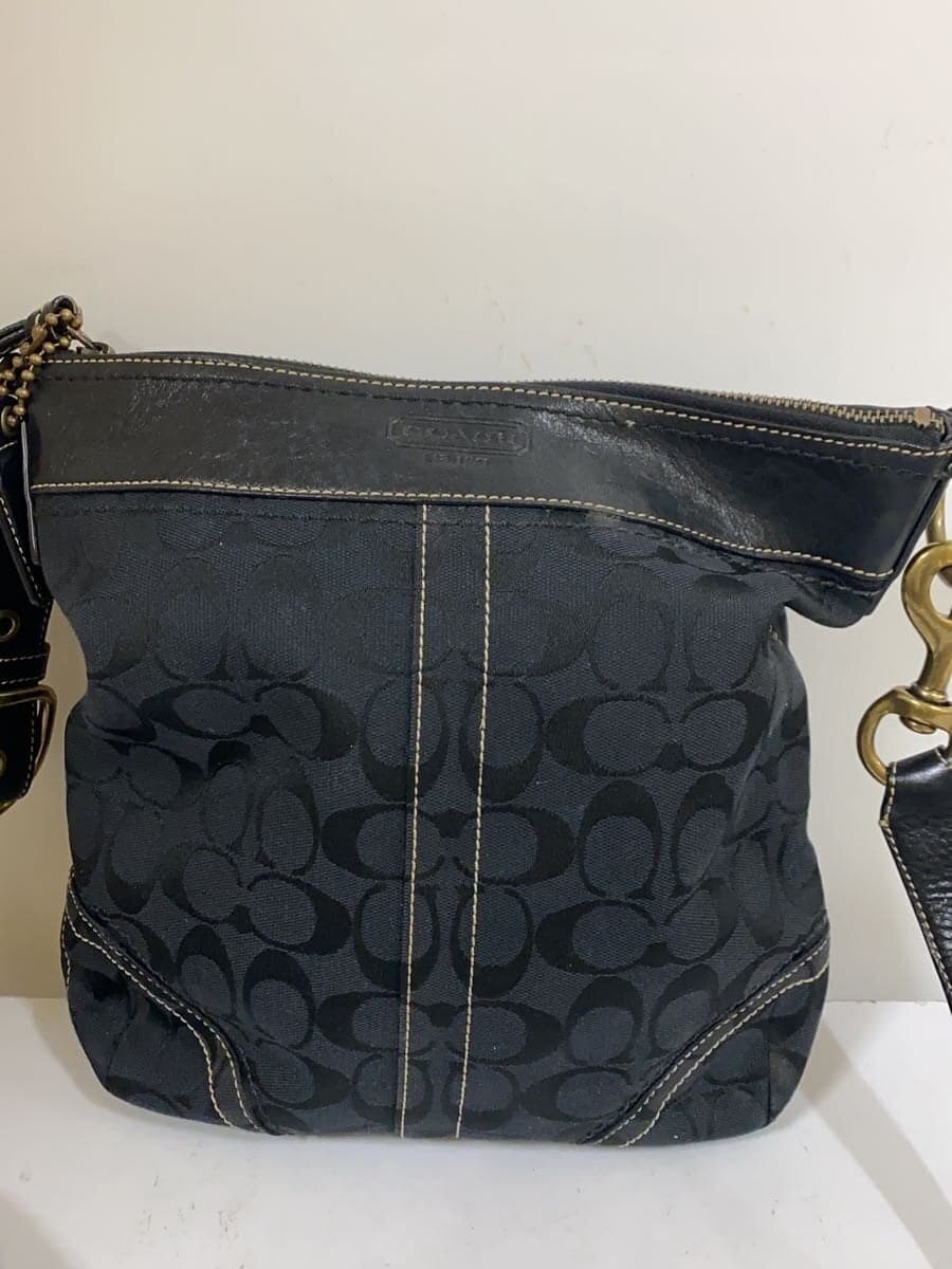 COACH Bag Leather BLK 10403 3
