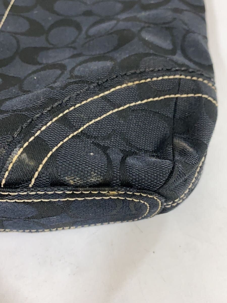 COACH Bag Leather BLK 10403 8