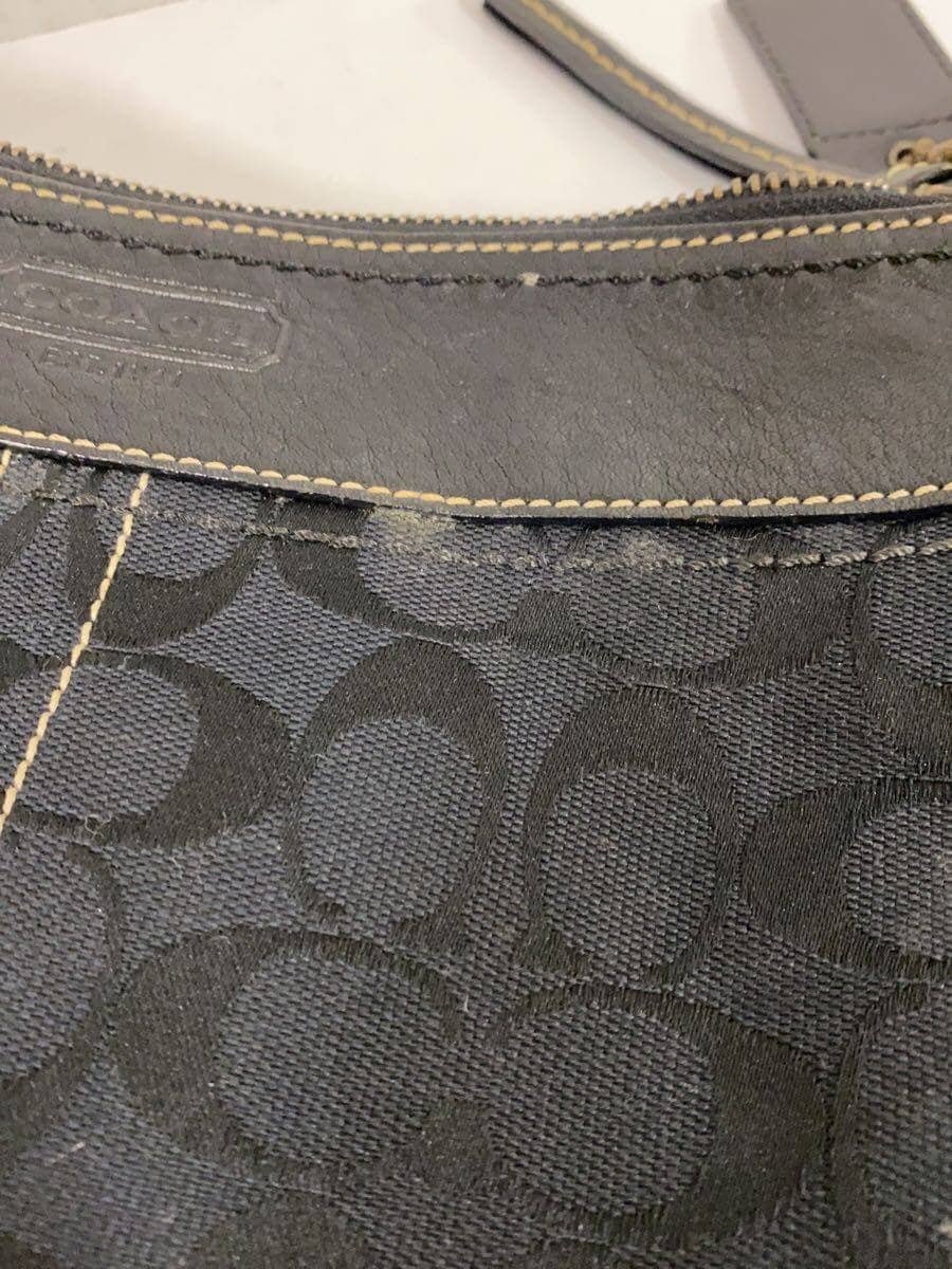 COACH Bag Leather BLK 10403 9
