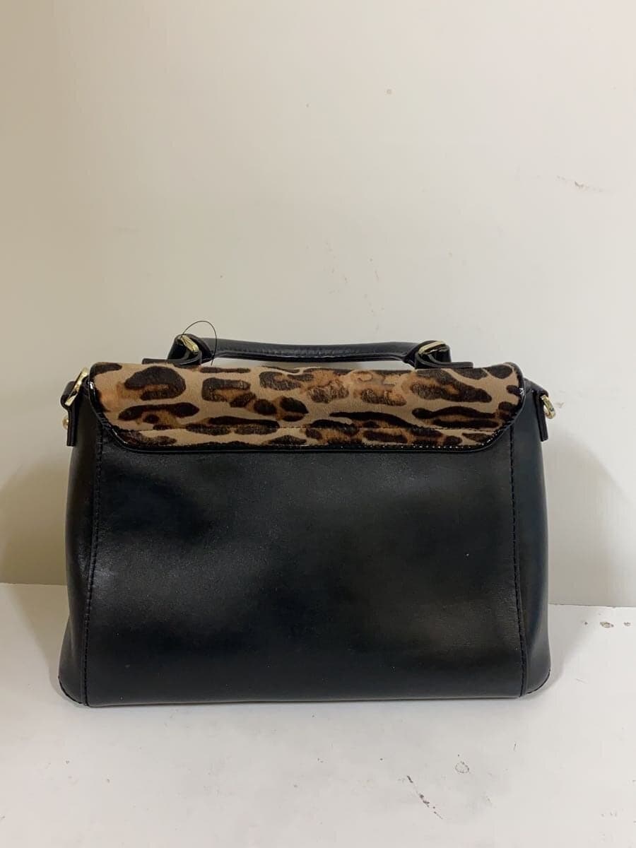 kate spade new york Bag Black Leopard Leather Pony Hair WKRU2046 3
