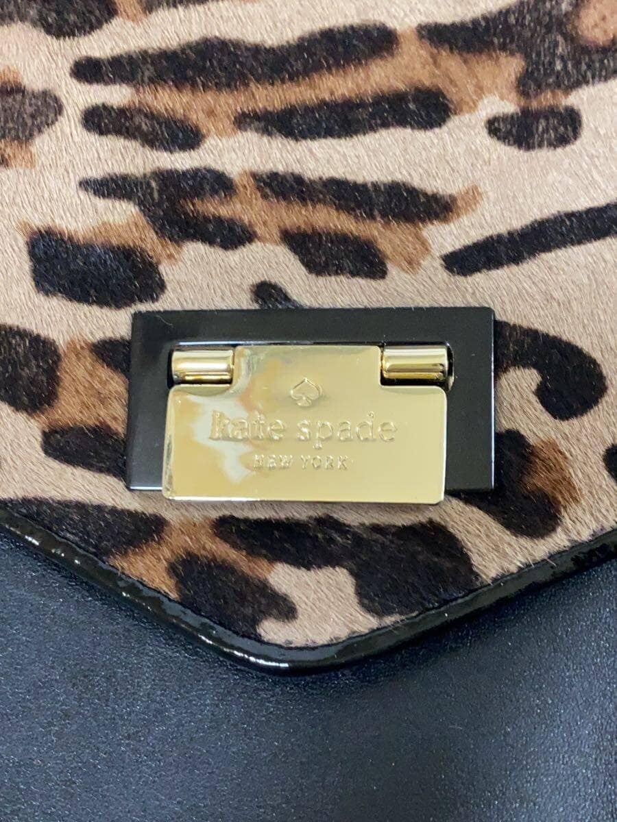 kate spade new york Bag Black Leopard Leather Pony Hair WKRU2046 5