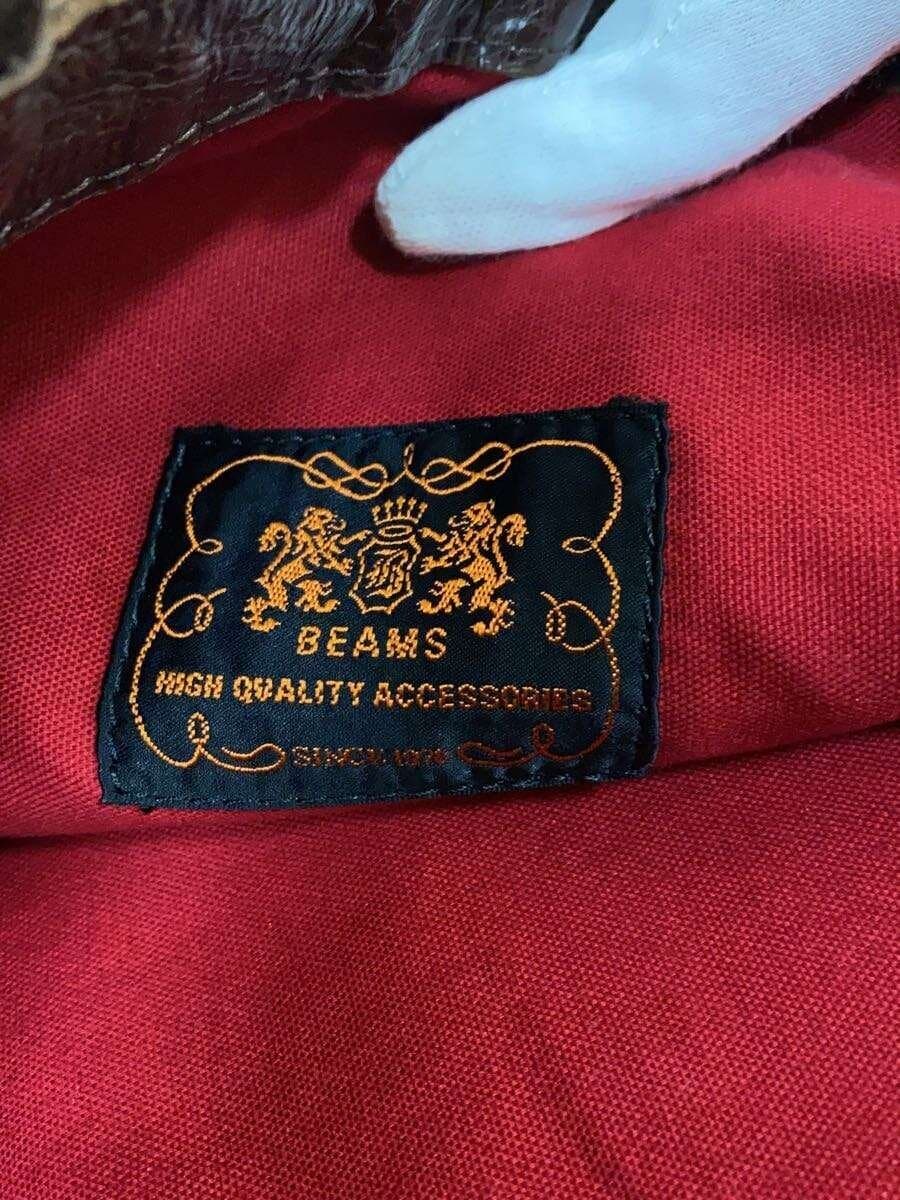 BEAMS Bag Leather Brown Made in Japan Handbag 5