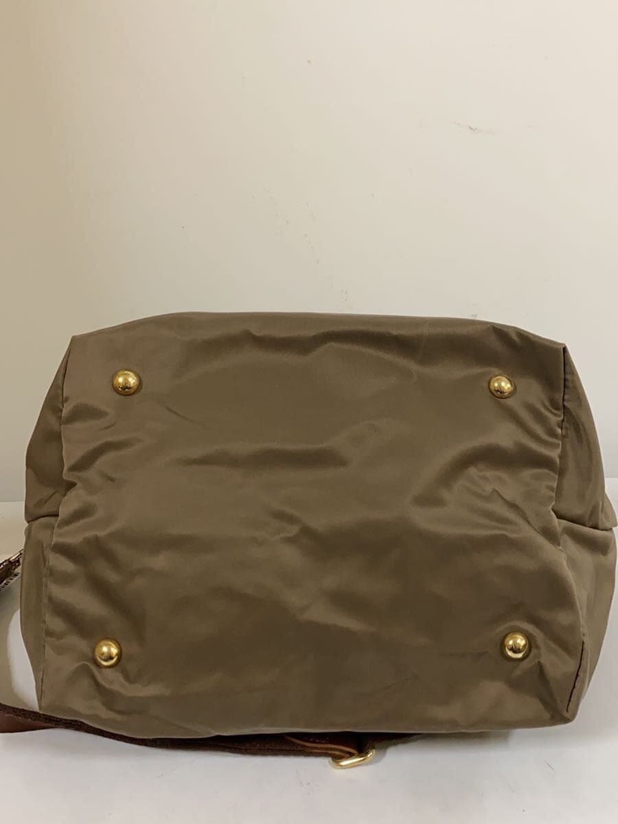 bonfanti Tote Bag Nylon KHK Solid 4