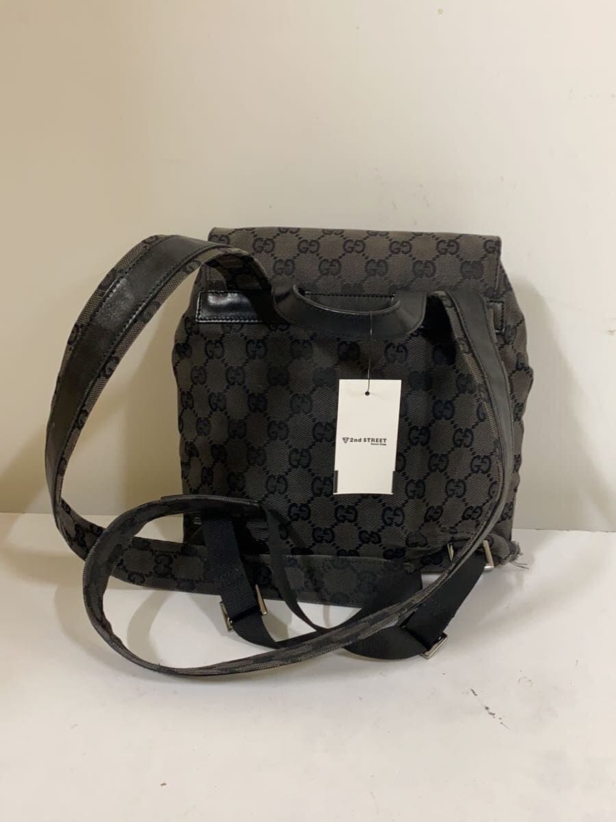 GUCCI Backpack_GG Nylon Canvas GRY 3