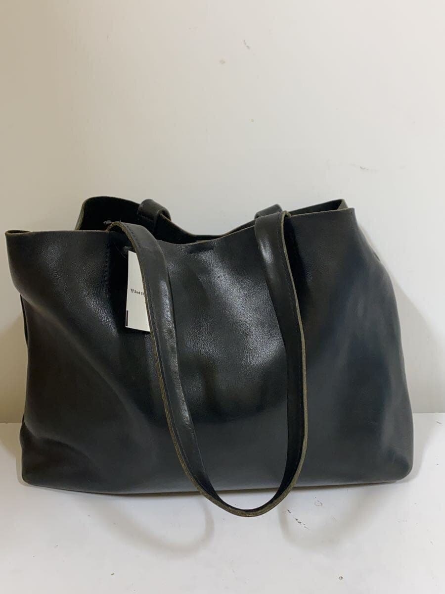 SLOW Tote Bag Leather BRW