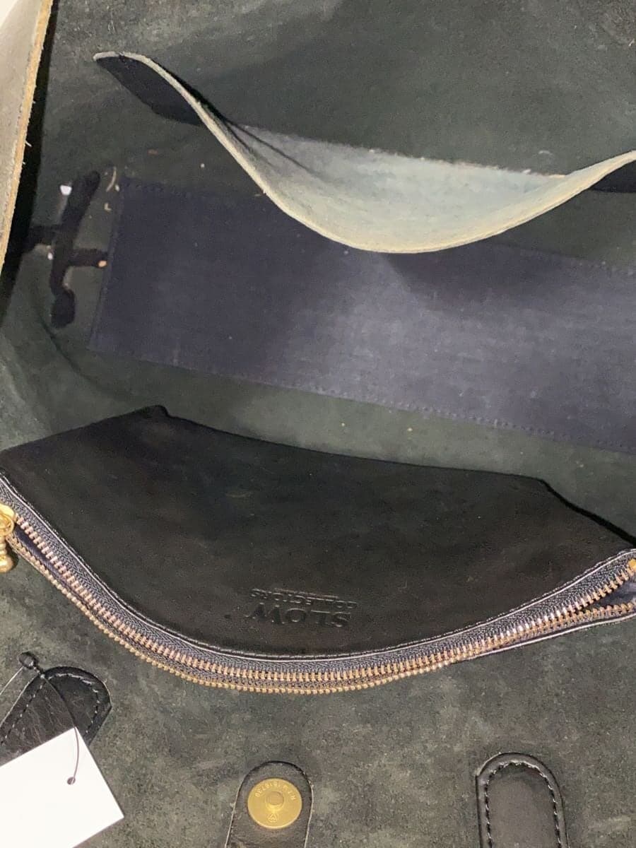 SLOW Tote Bag Leather BRW 6