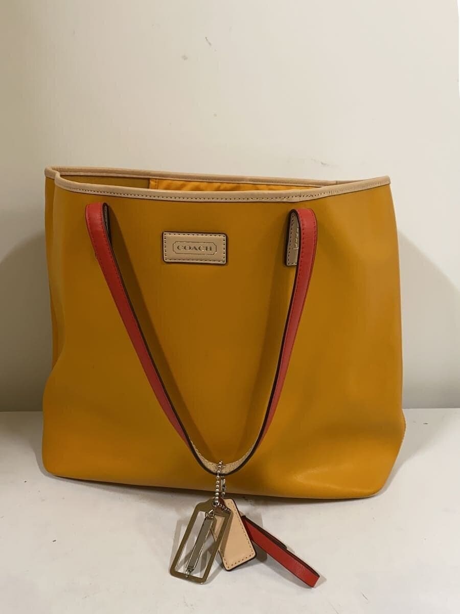 COACH Tote Bag YLW F24341