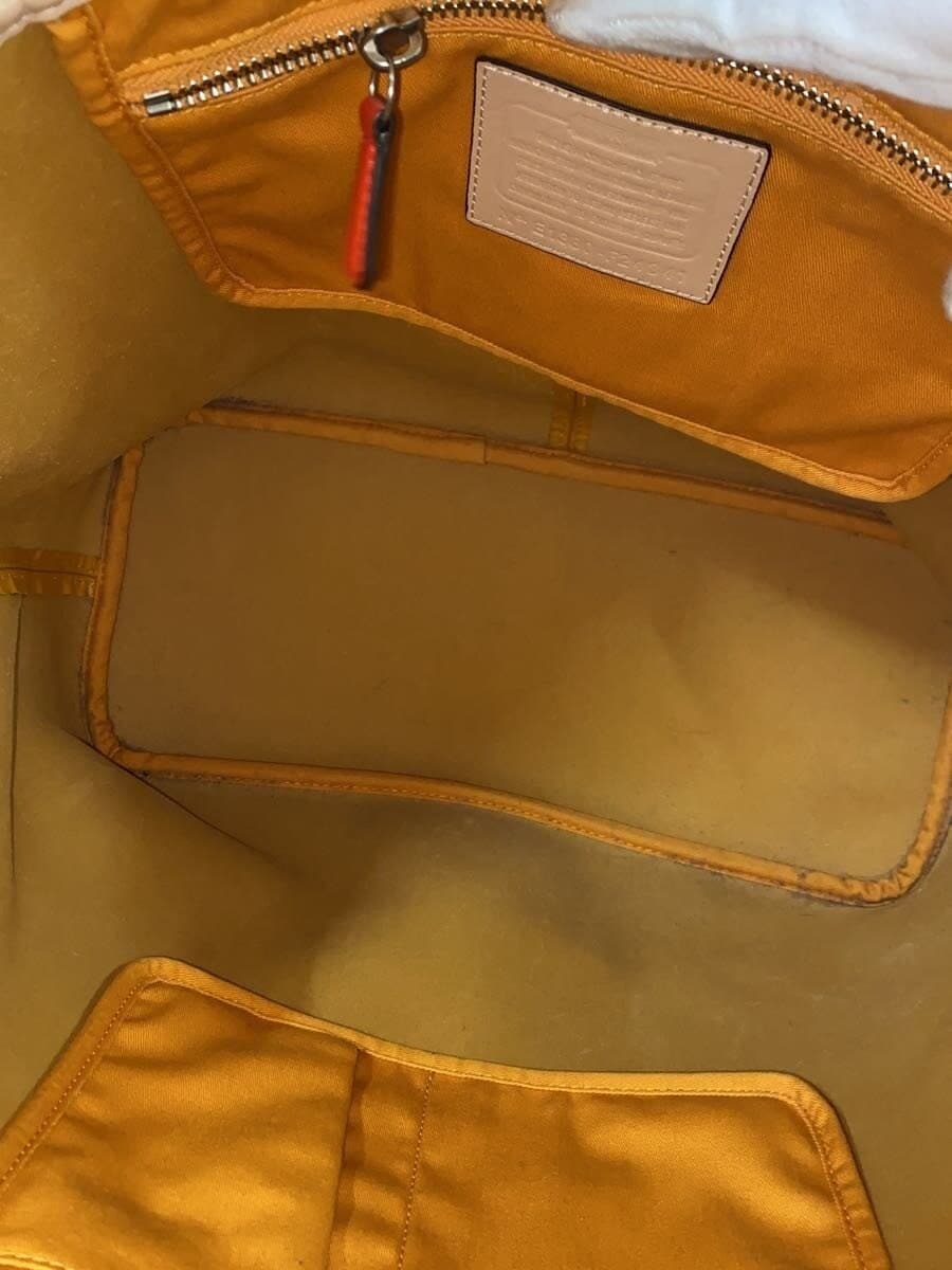 COACH Tote Bag YLW F24341 6