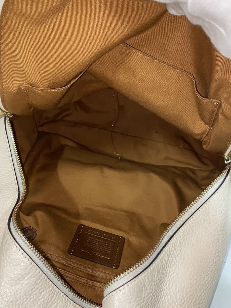 COACH Backpack Leather BEG F29004 6