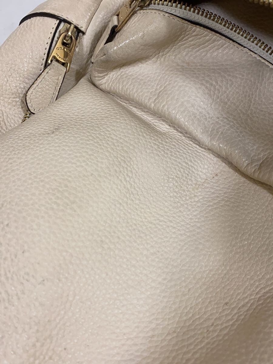 COACH Backpack Leather BEG F29004 8