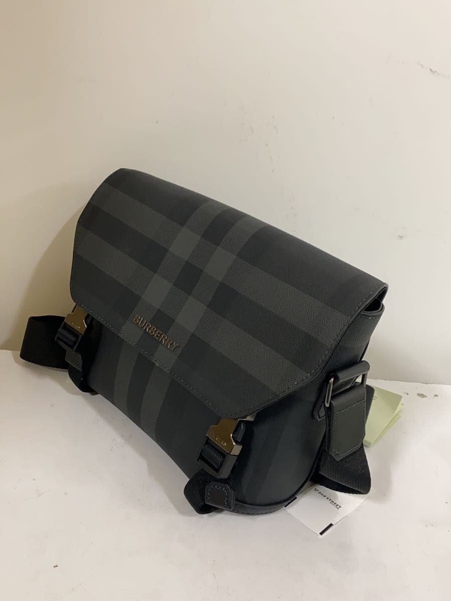 BURBERRY Shoulder Bag PVC BLK Check 8065335 2