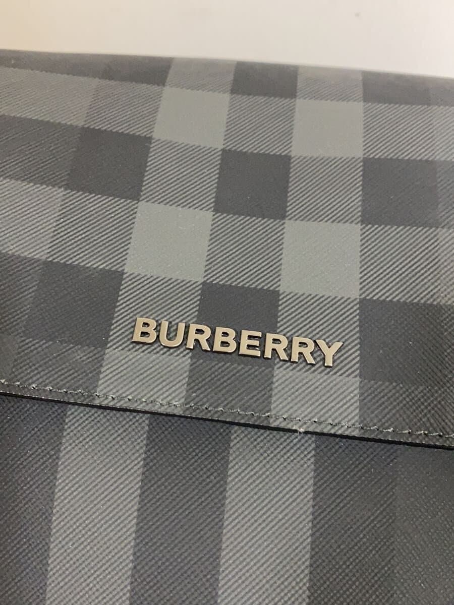 BURBERRY Shoulder Bag PVC BLK Check 8065335 5